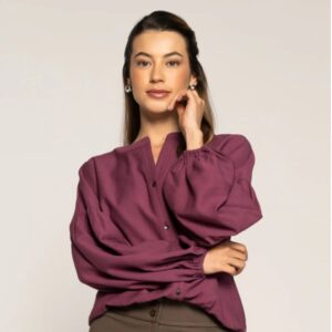 Blusa manga abullonada Ludovica