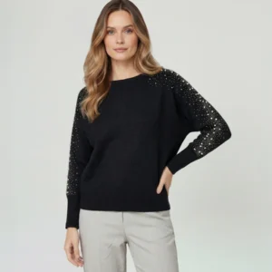 Sweater cuello bote Lineatre